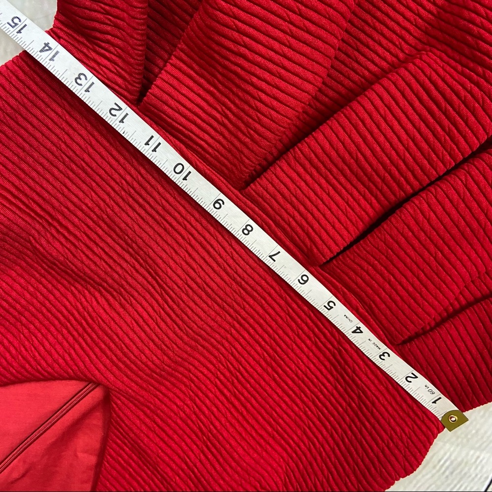 4/$25 Topshop red fit and flare sleeveless dress - Picture 10 of 11